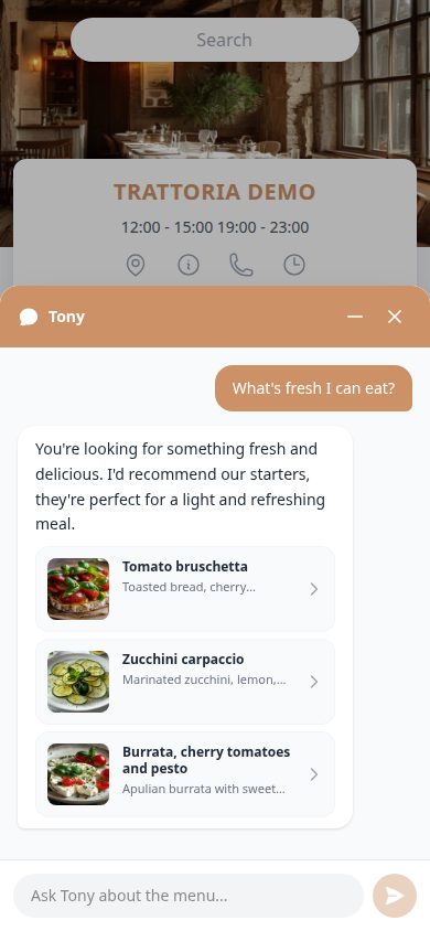 Tony chat